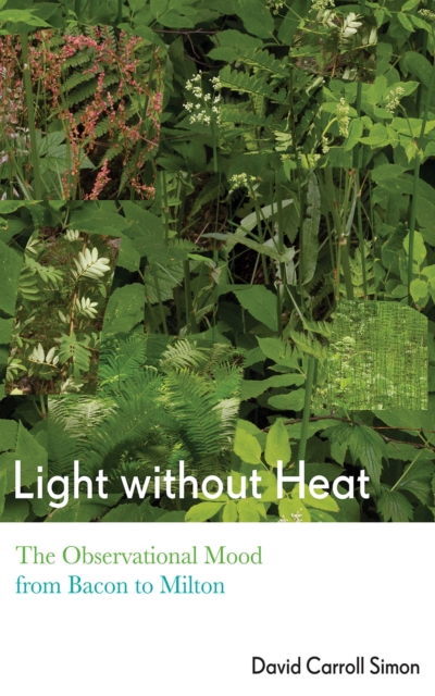 Light without Heat : The Observational Mood from Bacon to Milton, Hardback Book