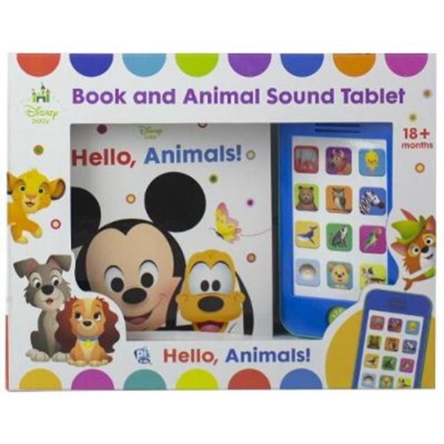 Disney Baby: Hello, Animals! Book and Animal Sound Tablet Set, Multiple-component retail product Book