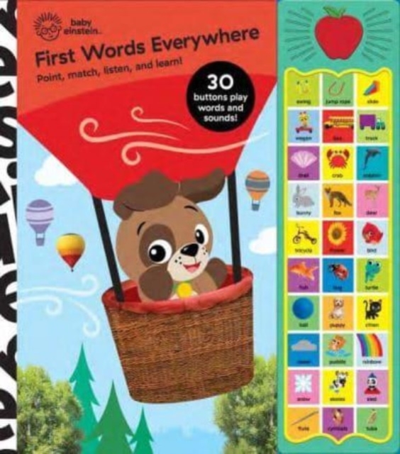 Baby Einstein First Words Sound Book, Hardback Book