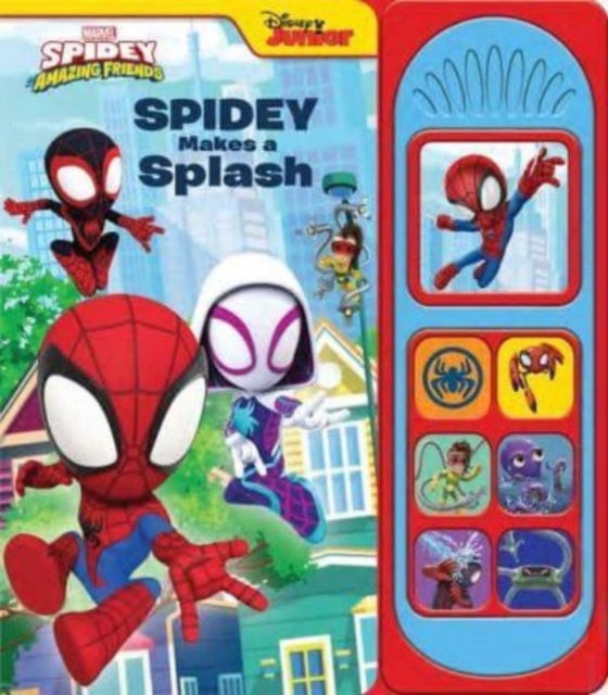 Disney Junior Marvel Spidey Makes A Splash Sound Book, Hardback Book