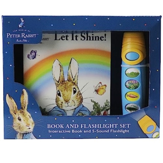 World of Peter Rabbit Let it Shine Book and 5 Sound Flashlight Set, Hardback Book