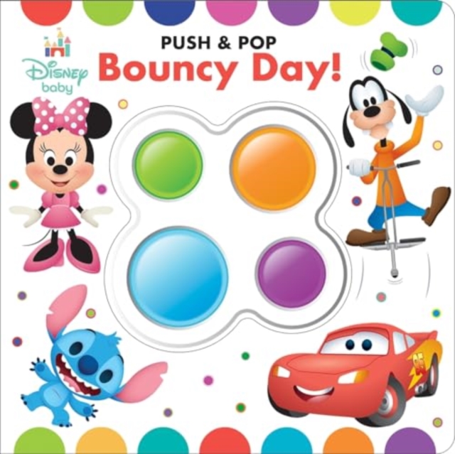 Disney Baby Jump Pounce Bounce Push & Pop, Hardback Book