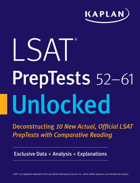 LSAT PrepTests 52-61 Unlocked : Exclusive Data + Analysis + Explanations, EPUB eBook