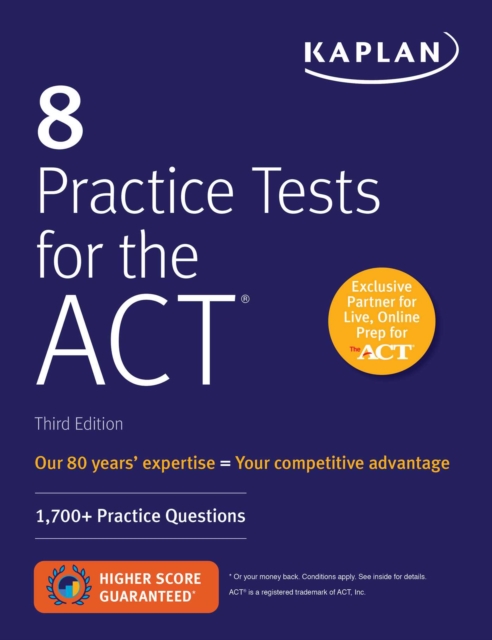 8 Practice Tests for the ACT: 1,700+ Practice Questions, EPUB eBook