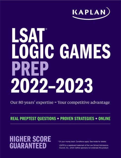 LSAT Logic Games Prep 2022 : Real Preptest Questions + Proven Strategies + Online, Paperback / softback Book