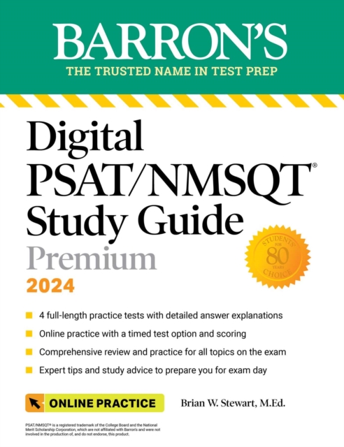 Digital PSAT/NMSQT Study Guide Premium, 2024: 4 Practice Tests + Comprehensive Review + Online Practice, EPUB eBook