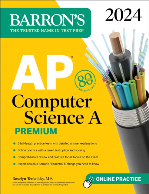 AP Computer Science A Premium, 2024: 6 Practice Tests + Comprehensive Review + Online Practice, EPUB eBook