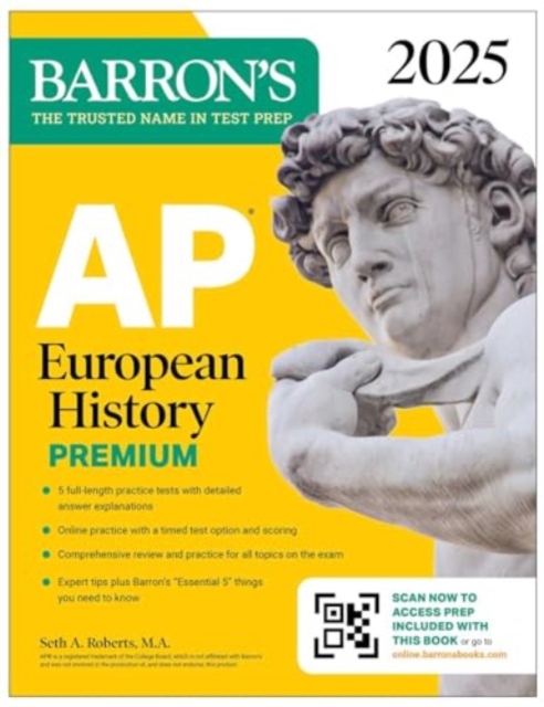 AP European History Premium, 2025: Prep Book with 5 Practice Tests + Comprehensive Review + Online Practice, Paperback / softback Book