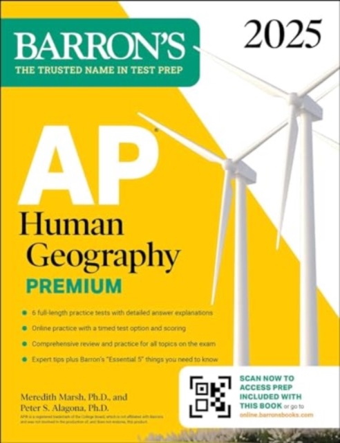 AP Human Geography Premium, 2025: Prep Book with 6 Practice Tests + Comprehensive Review + Online Practice, Paperback / softback Book
