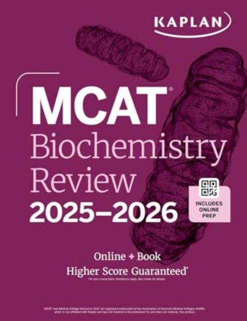 MCAT Biochemistry Review 2025-2026 : Online + Book, Paperback / softback Book