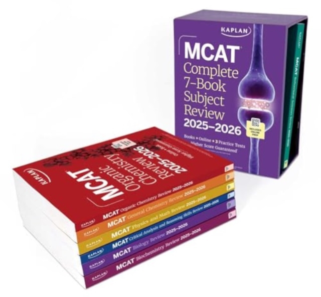 MCAT Complete 7-Book Subject Review 2025-2026, Set Includes Books, Online Prep, 3 Practice Tests, Paperback / softback Book