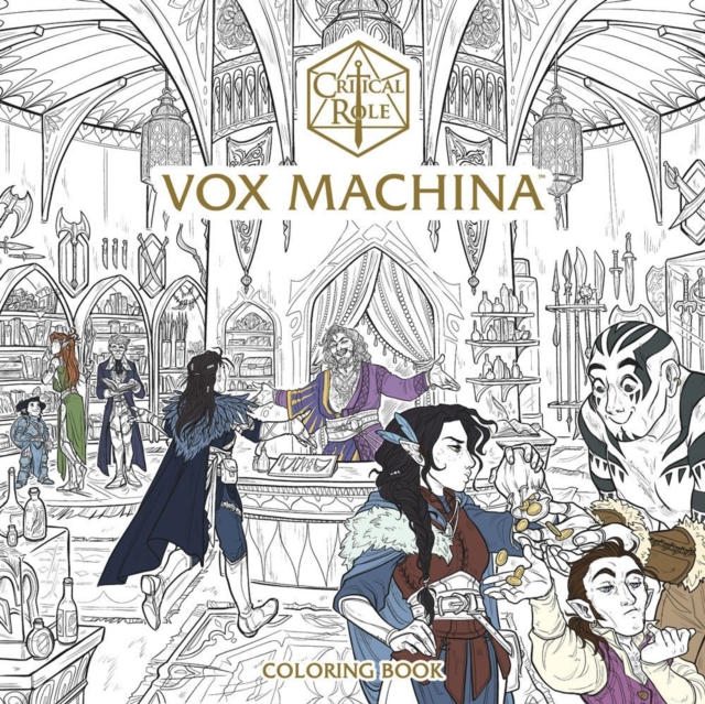 Critical Role: Vox Machina Coloring Book, Paperback / softback Book