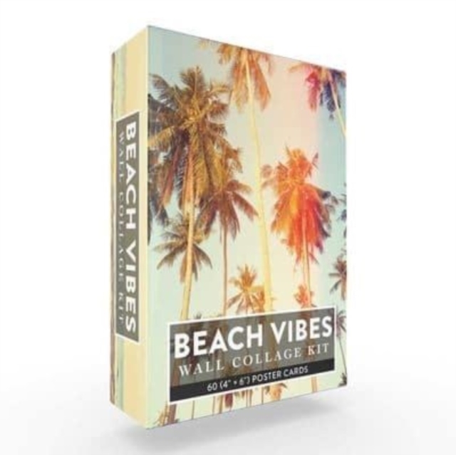 Beach Vibes Wall Collage Kit : 60 (4" × 6") Poster Cards, Cards Book