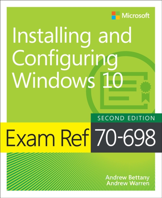 Exam Ref 70-698 Installing and Configuring Windows 10, PDF eBook