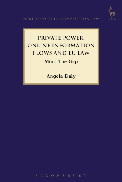 Private Power, Online Information Flows and EU Law : Mind The Gap, PDF eBook