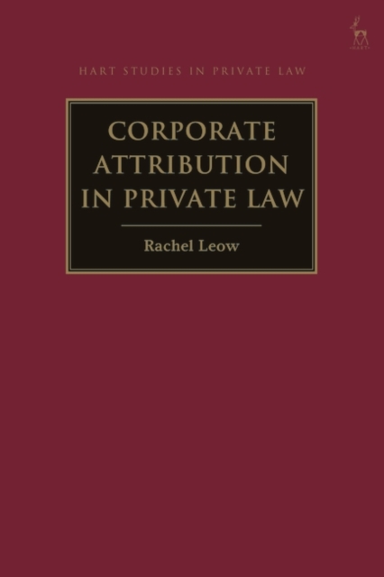 Corporate Attribution in Private Law, EPUB eBook