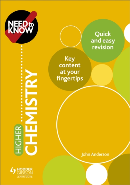 Need to Know: Higher Chemistry, EPUB eBook