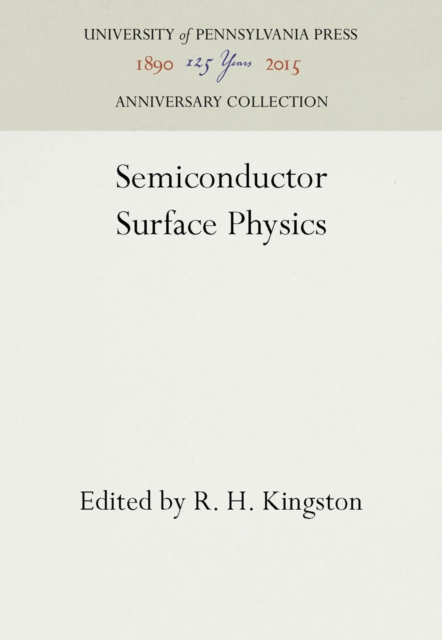 Semiconductor Surface Physics, PDF eBook