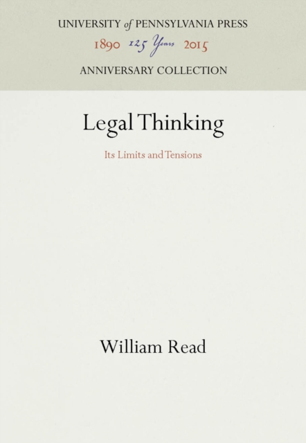 Legal Thinking : Its Limits and Tensions, PDF eBook