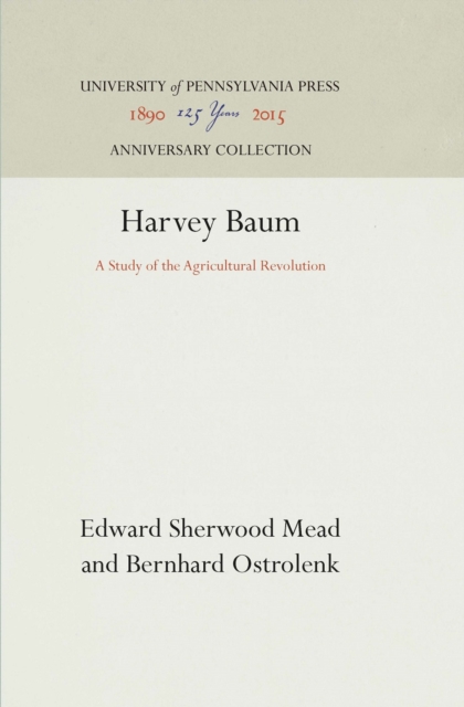 Harvey Baum : A Study of the Agricultural Revolution, PDF eBook