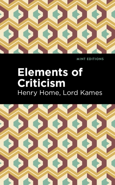 Elements of Criticism, EPUB eBook
