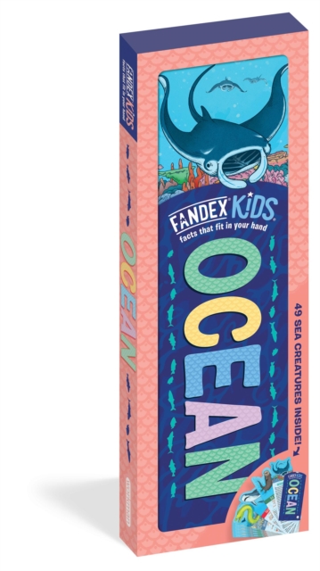 Fandex Kids: Ocean : Facts That Fit in Your Hand: 49 Sea Creatures Inside!, Cards Book