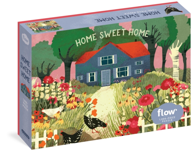 Home Sweet Home 1,000-Piece Puzzle : (Flow) for Adults Families Picture Quote Mindfulness Game Gift Jigsaw 26 3/8” x 18 7/8”, Multiple-component retail product Book