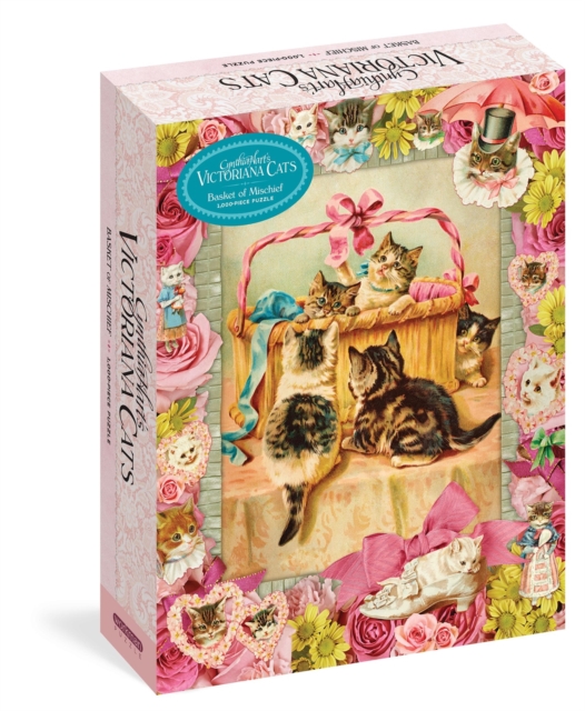 Cynthia Hart's Victoriana Cats: Basket of Mischief 1,000-Piece Puzzle, Multiple-component retail product Book