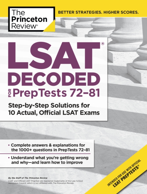 LSAT Decoded (PrepTests 72-81), EPUB eBook