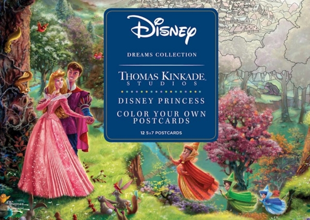 Disney Dreams Collection Thomas Kinkade Studios Disney Princess Color Your Own P, Board book Book