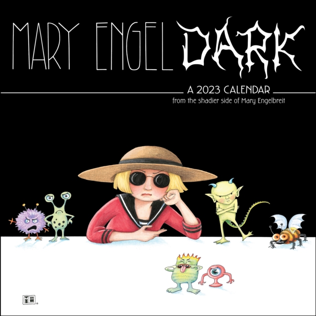 Mary EngelDark 2023 Wall Calendar, Calendar Book