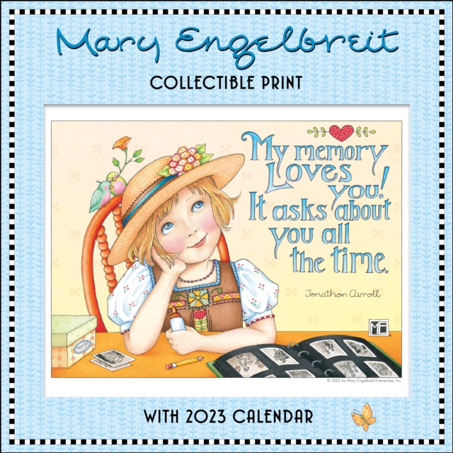 Mary Engelbreit's 2023 Collectible Print with Wall Calendar, Calendar Book