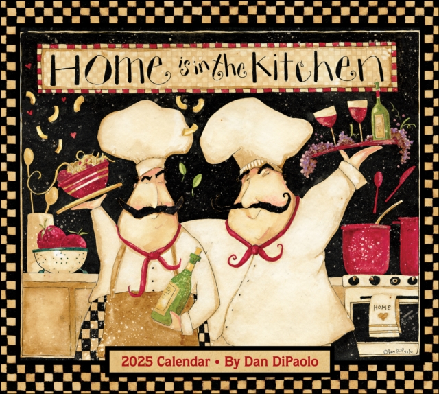Home is in the Kitchen 2025 Deluxe Wall Calendar, Calendar Book
