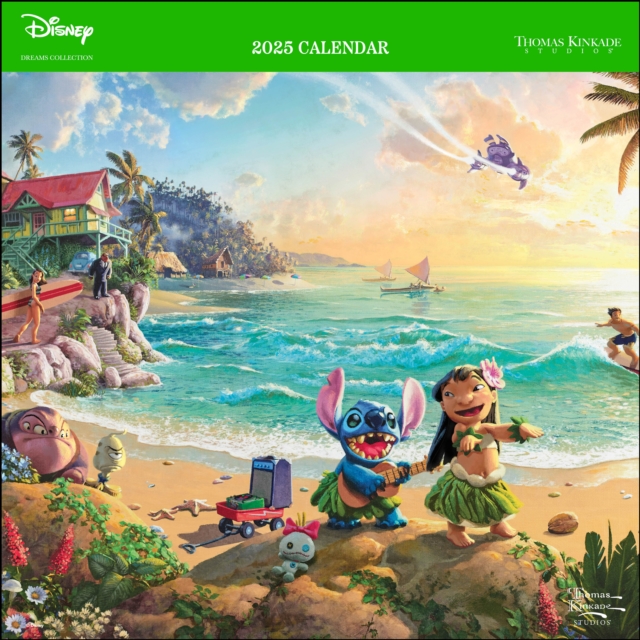 Disney Dreams Collection by Thomas Kinkade Studios: 2025 Wall Calendar, Calendar Book