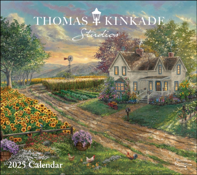 Thomas Kinkade Studios 2025 Deluxe Wall Calendar, Calendar Book