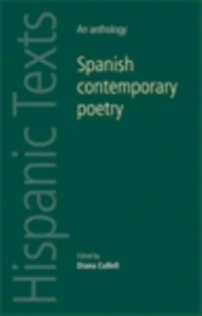 Spanish Contemporary Poetry : An Anthology, EPUB eBook