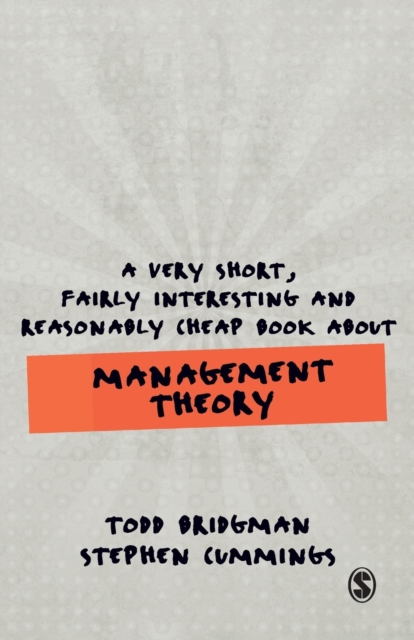 A Very Short, Fairly Interesting and Reasonably Cheap Book about Management Theory, Paperback / softback Book