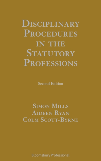 Disciplinary Procedures in the Statutory Professions, EPUB eBook