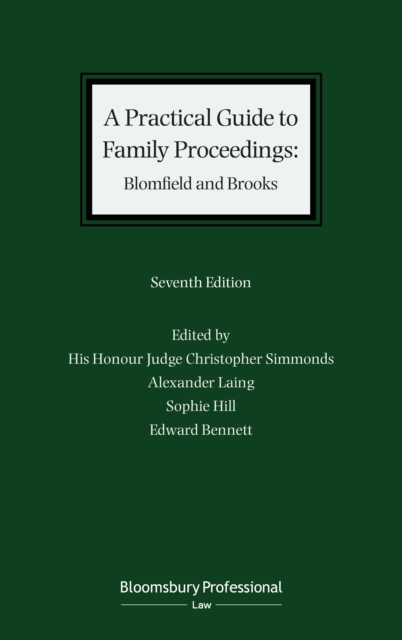 A Practical Guide to Family Proceedings: Blomfield and Brooks, EPUB eBook