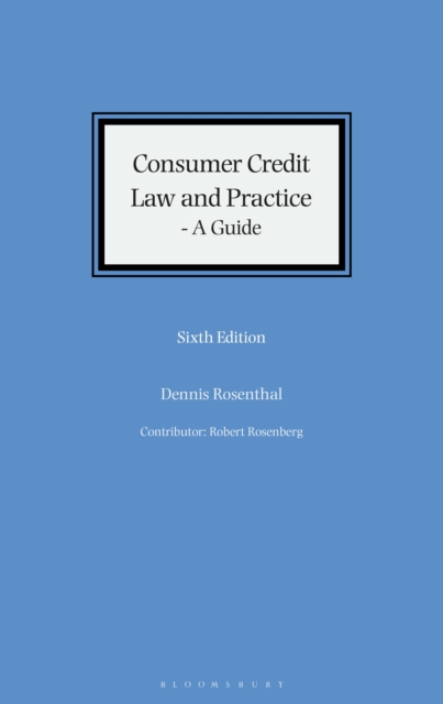 Consumer Credit Law and Practice - A Guide, EPUB eBook