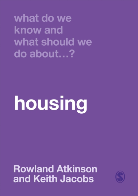 What Do We Know and What Should We Do About Housing?, EPUB eBook