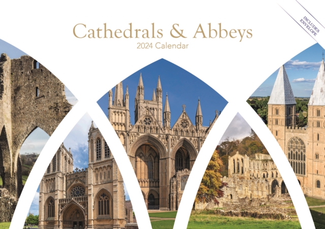 Cathedrals and Abbeys A5 Calendar 2024, Calendar Book