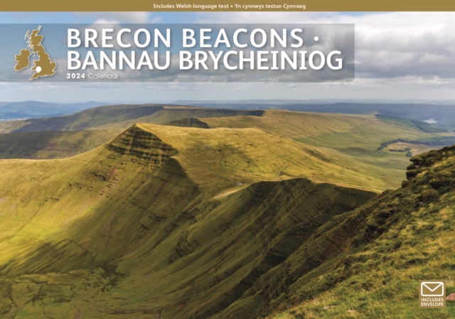 Brecon Beacons A4 Calendar 2024, Calendar Book