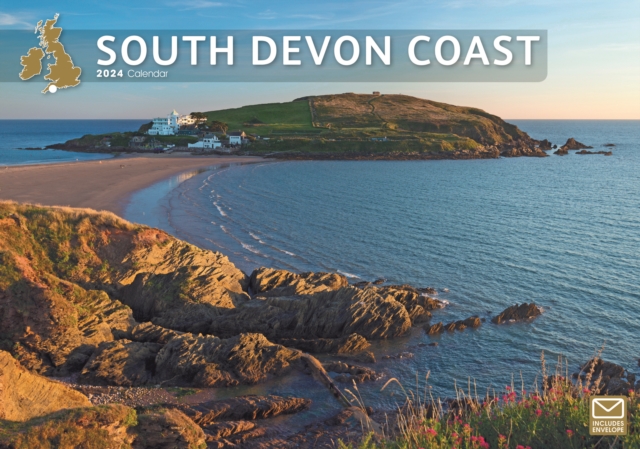 South Devon Coast A4 Calendar 2024, Calendar Book