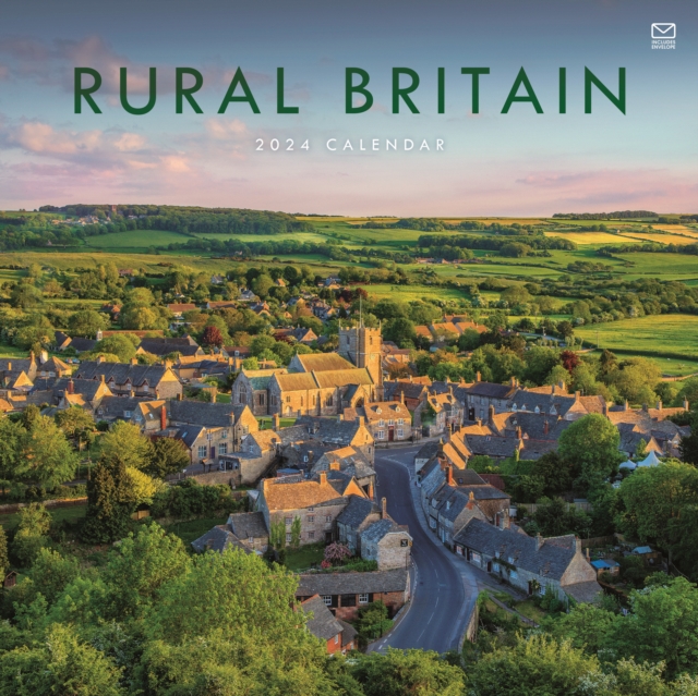 Rural Britain Square Wall Calendar 2024, Calendar Book