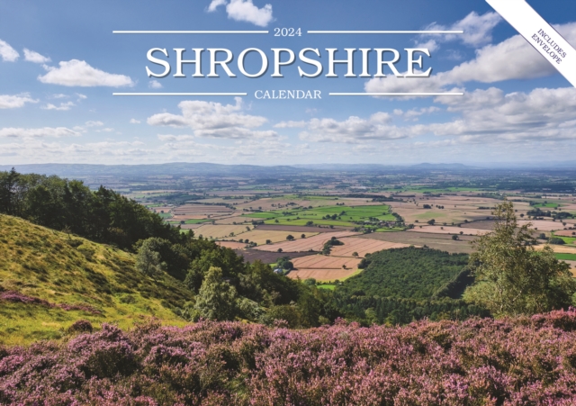 Shropshire A5 Calendar 2024, Calendar Book