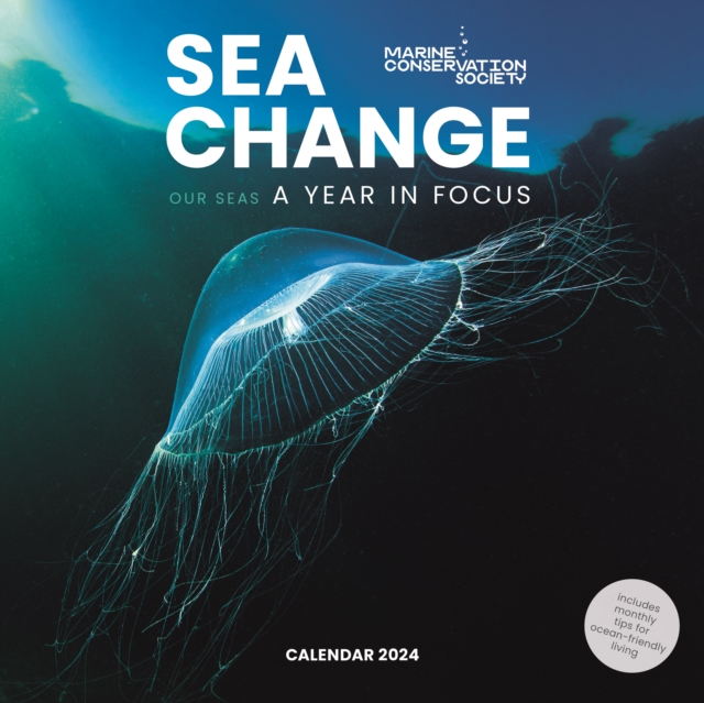 Sea Change, Marine Conservation Society Square Wall Calendar 2024, Calendar Book