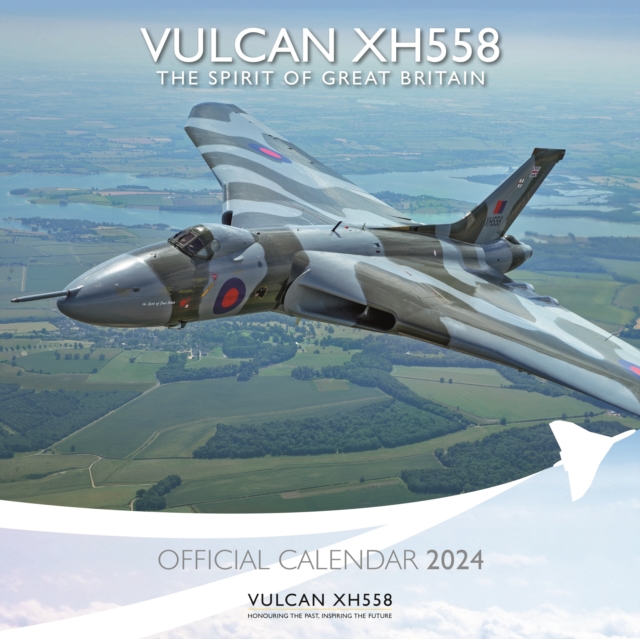 Vulcan XH558 Square Wall Calendar 2024, Calendar Book