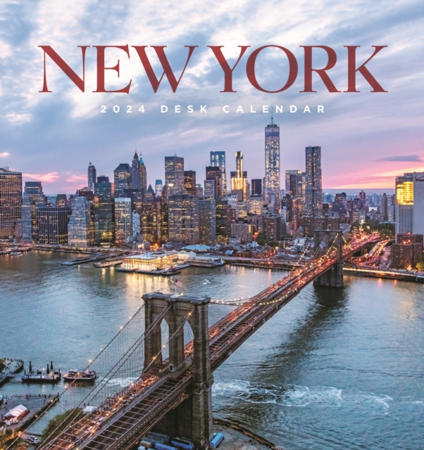 New York Easel Desk Calendar 2024, Calendar Book