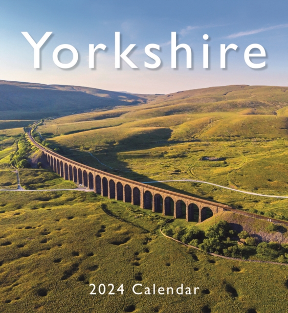 Yorkshire Mini Easel Desk Calendar 2024, Calendar Book